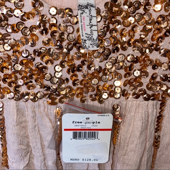 Free People Love Story Sequin Mini Dress - Picture 7 of 8